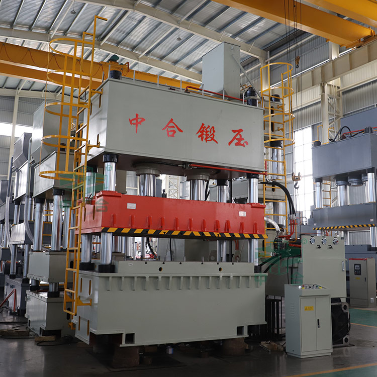 400噸三梁四柱液壓機帶液壓墊.jpg 400噸三梁四柱液壓機帶液壓墊.jpg